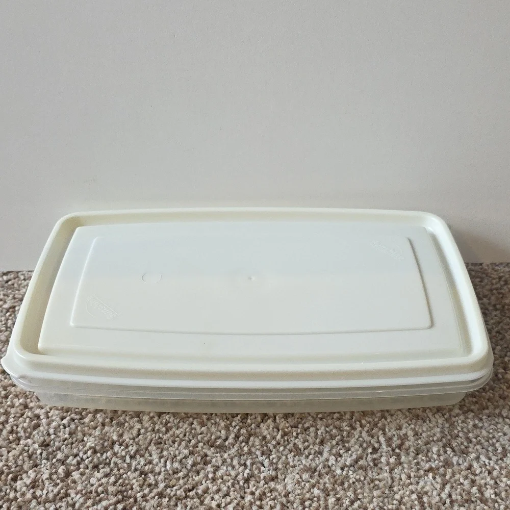 Stackable Food Storage Containers - White